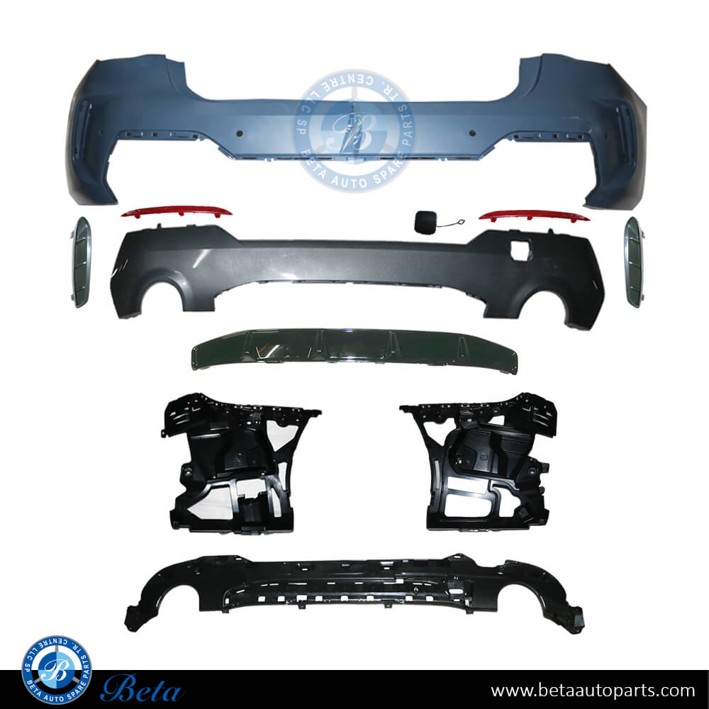 Rear Bumper M-Tek with PDC / Park Assist for BMW 4 Series 2021-Up models, Part Number 51129850252 Rear Bumper M-Tek with PDC / Park Assist for BMW 4 Series 2021-Up models, Part Number 51129850252